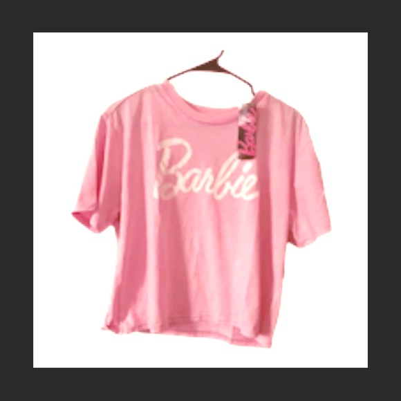 Barbie Top,NWT Graphic Pink Tee, M, NWT, 50%|50% Soft, Comfort Fabric, Mattel - Picture 4 of 8